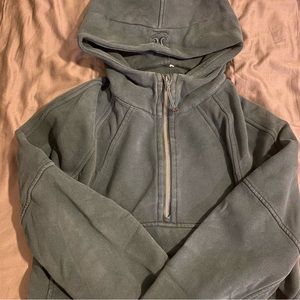 Dark Teal lululemon Half Zip Hoodie